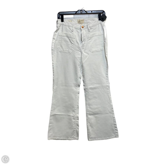 Jeans Flared By Universal Thread In White Denim, Size: 6