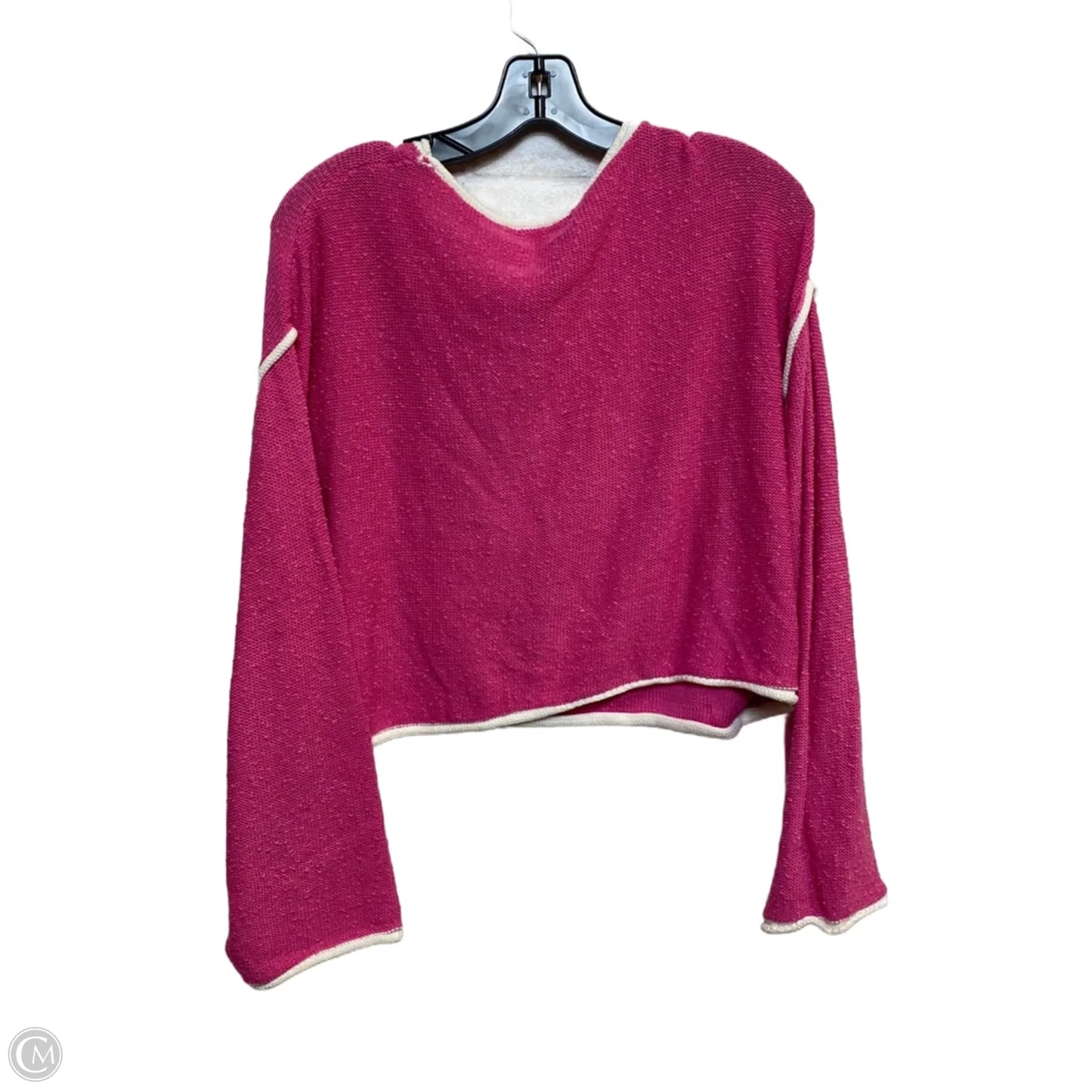 Top Long Sleeve By Promesa In Pink, Size: M