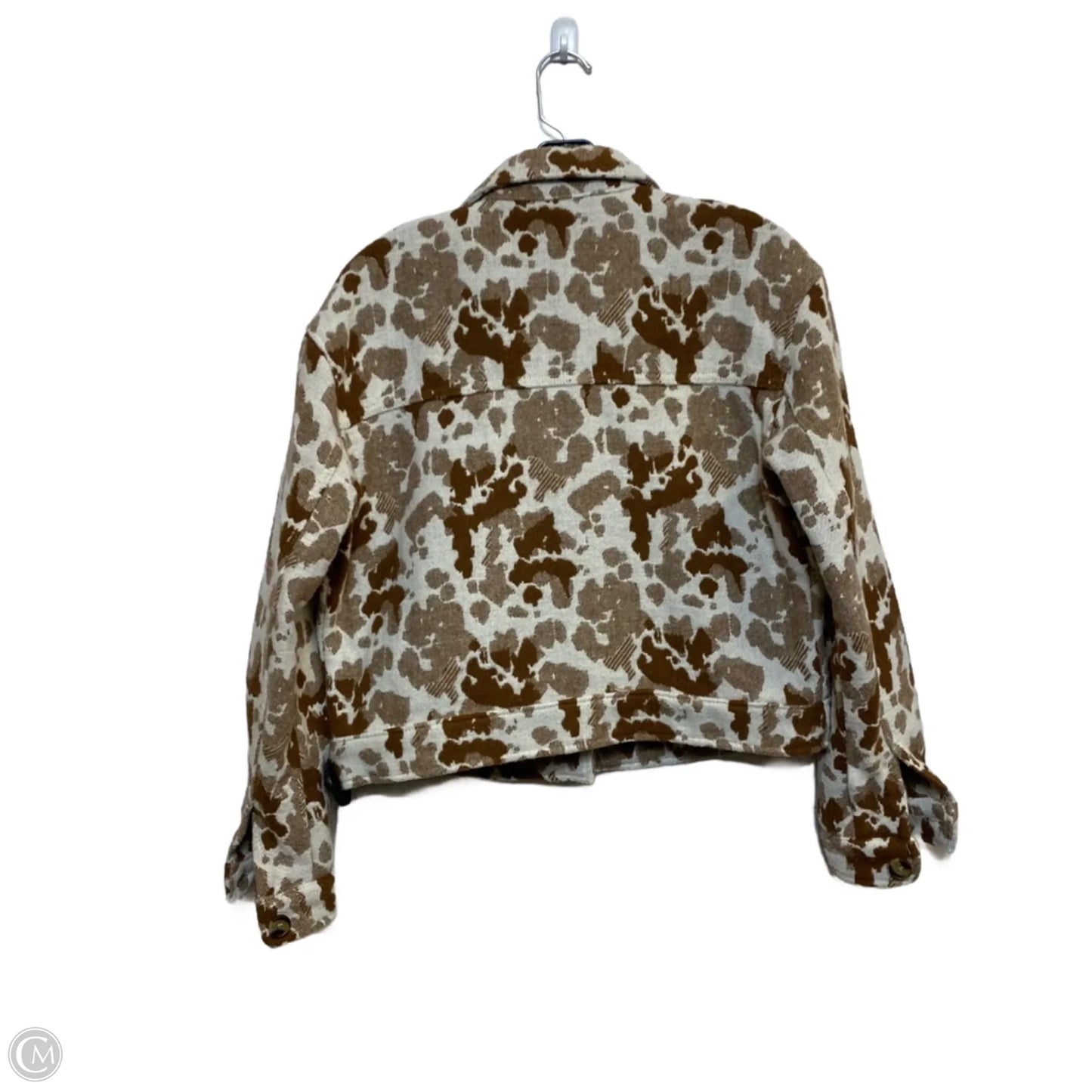 Jacket Shirt By Sonoma In Brown, Size: S