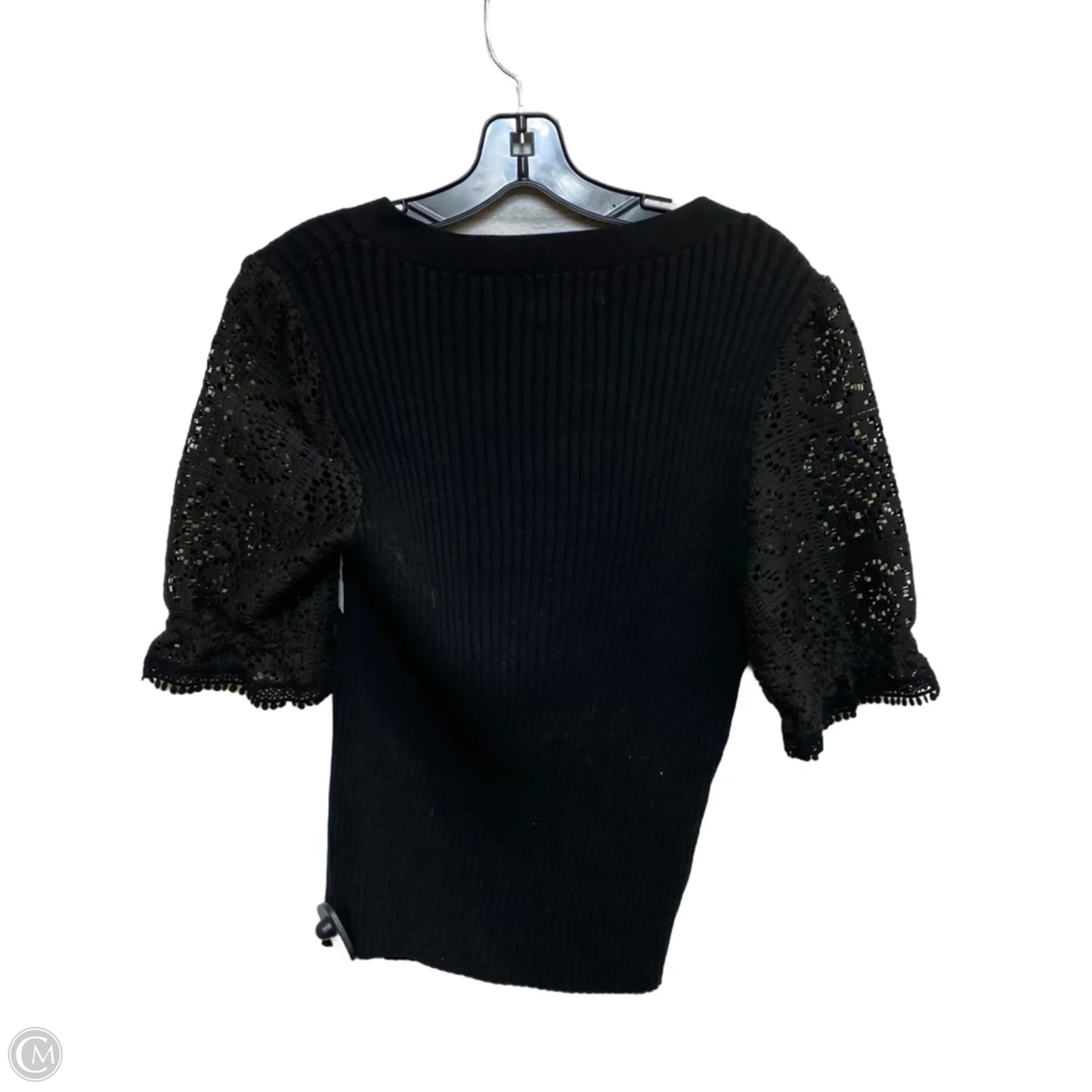 Tunic 3/4 Sleeve By Anthropologie In Black, Size: L