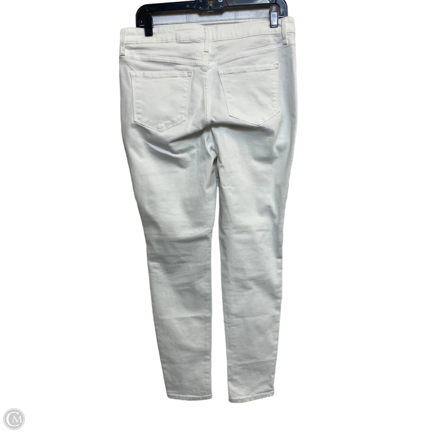 Jeans Skinny By Old Navy In White Denim, Size: 10