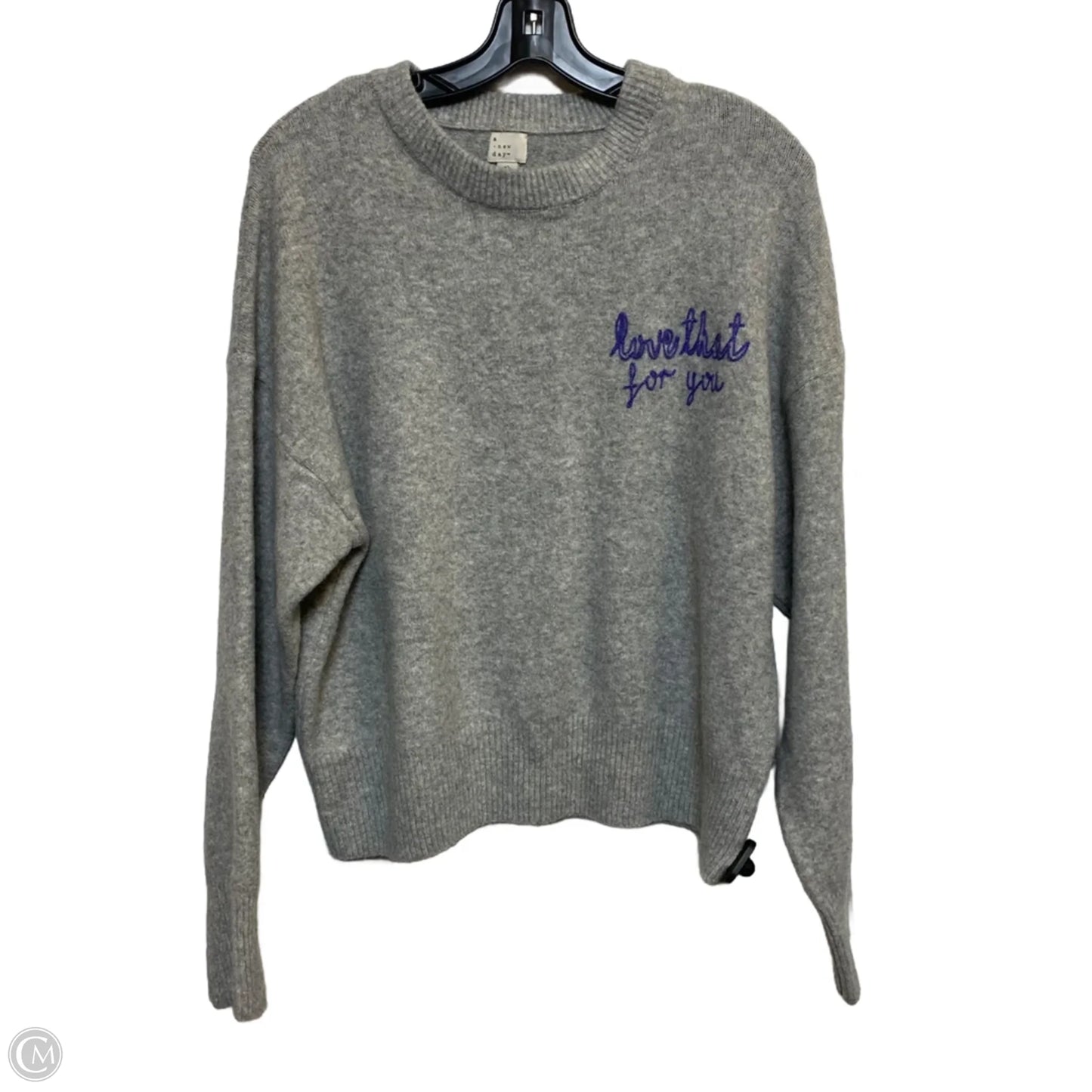 Sweater By A New Day In Grey, Size: Xl