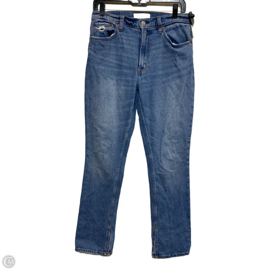 Jeans Skinny By Abercrombie And Fitch In Blue Denim, Size: 6