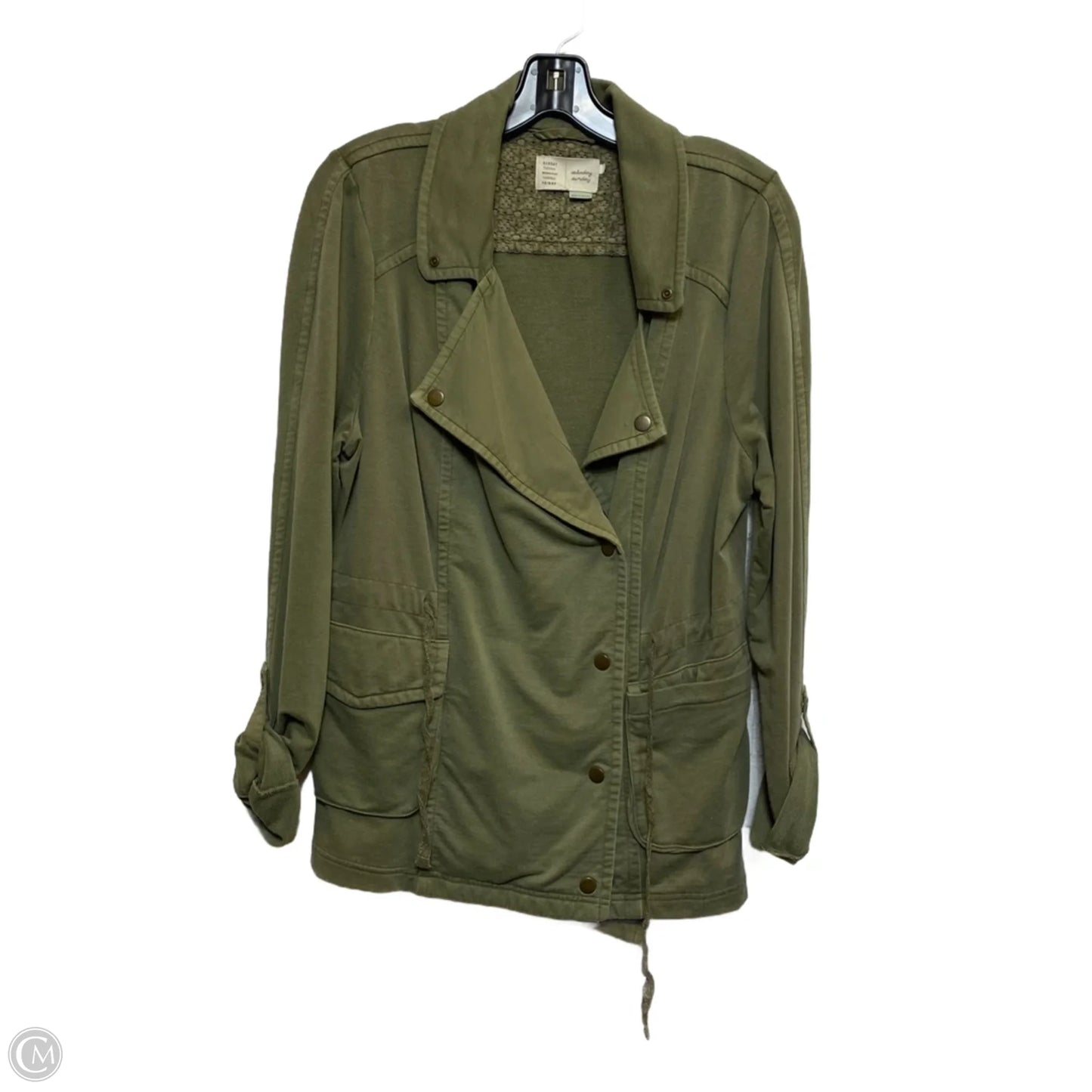 Jacket Shirt By Saturday/sunday In Green, Size: L