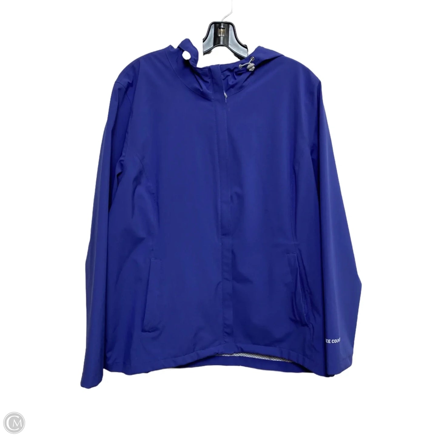 Jacket Windbreaker By Free Country In Purple, Size: Xl