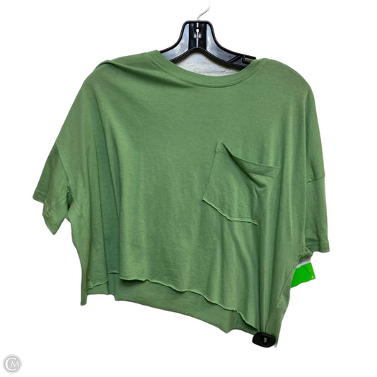 Top Short Sleeve By Mono B In Green, Size: M
