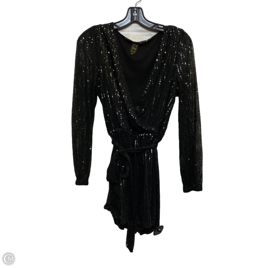 Romper By Votique In Black, Size: M