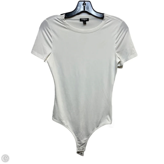 Bodysuit By Express In White, Size: Xs