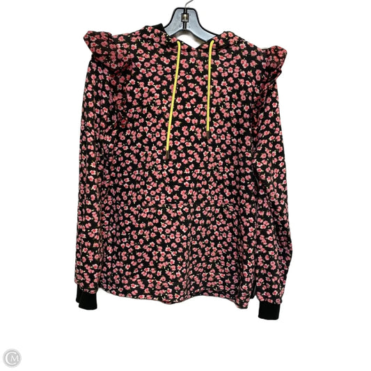 Top Long Sleeve Designer By Target-designer In Black & Pink, Size: M