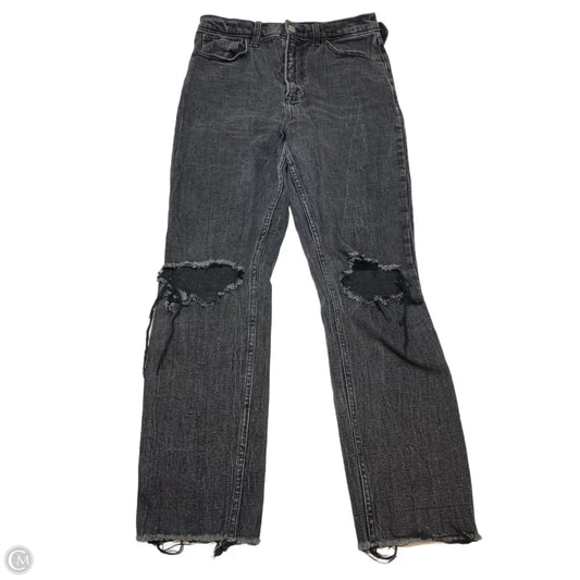 Jeans Boyfriend By Abercrombie And Fitch In Grey Denim, Size: 6
