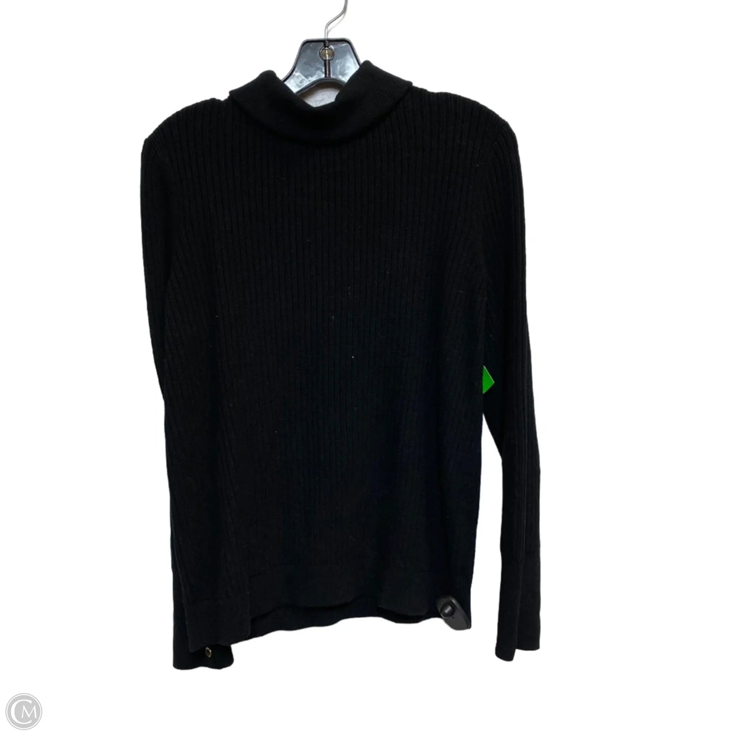 Sweater By Talbots In Black, Size: L