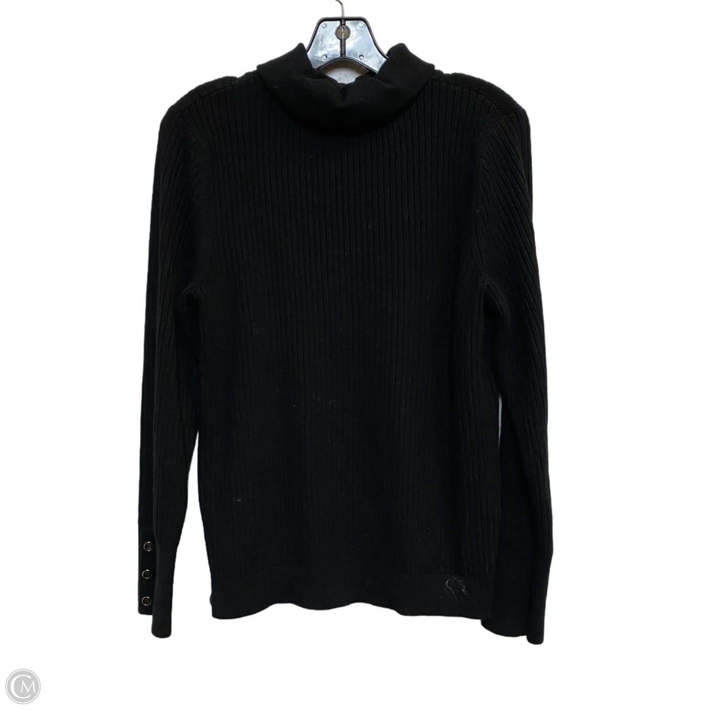 Sweater By Talbots In Black, Size: L