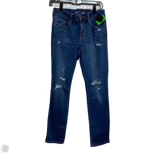 Jeans Straight By Old Navy In Blue Denim, Size: 4