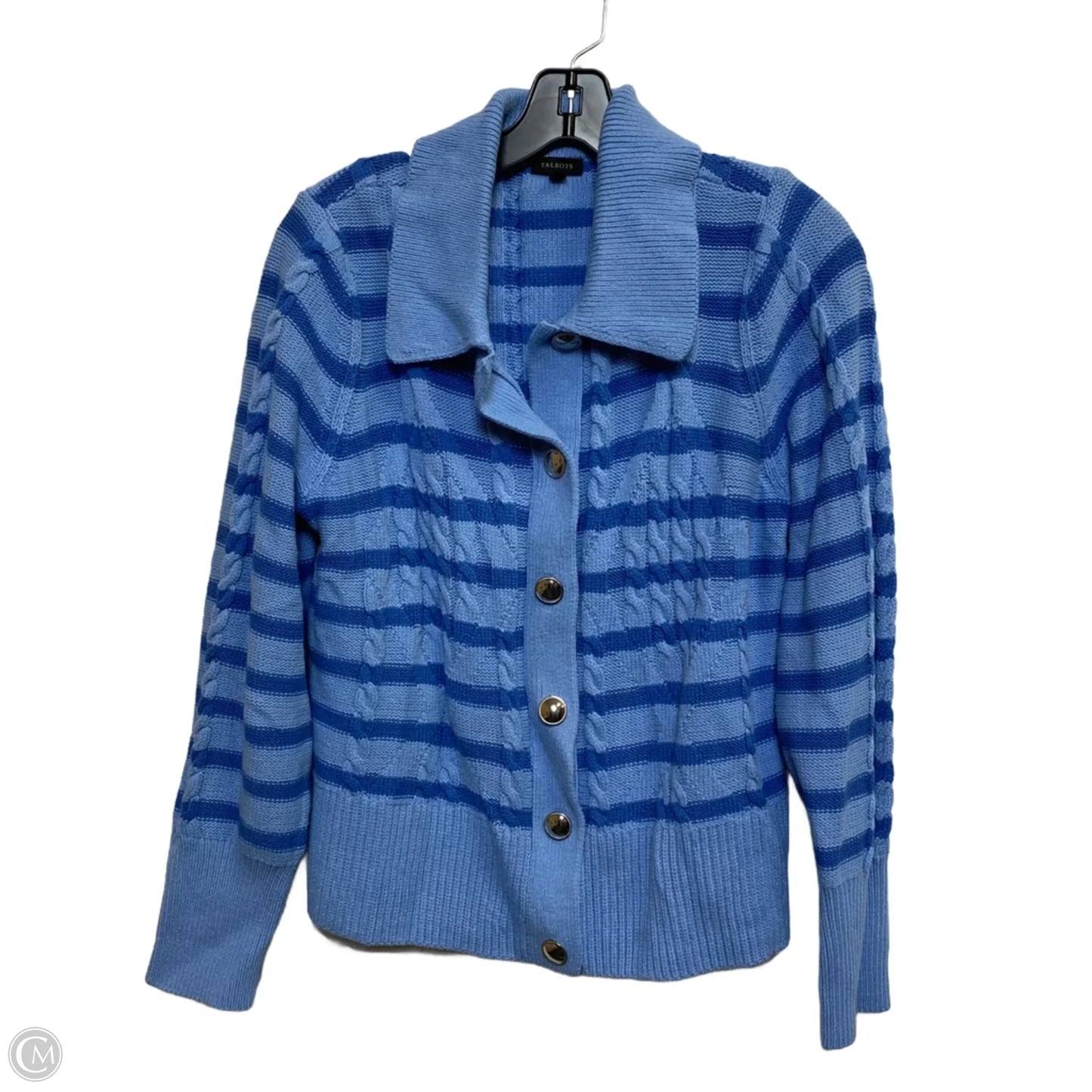 Sweater By Talbots In Blue, Size: L