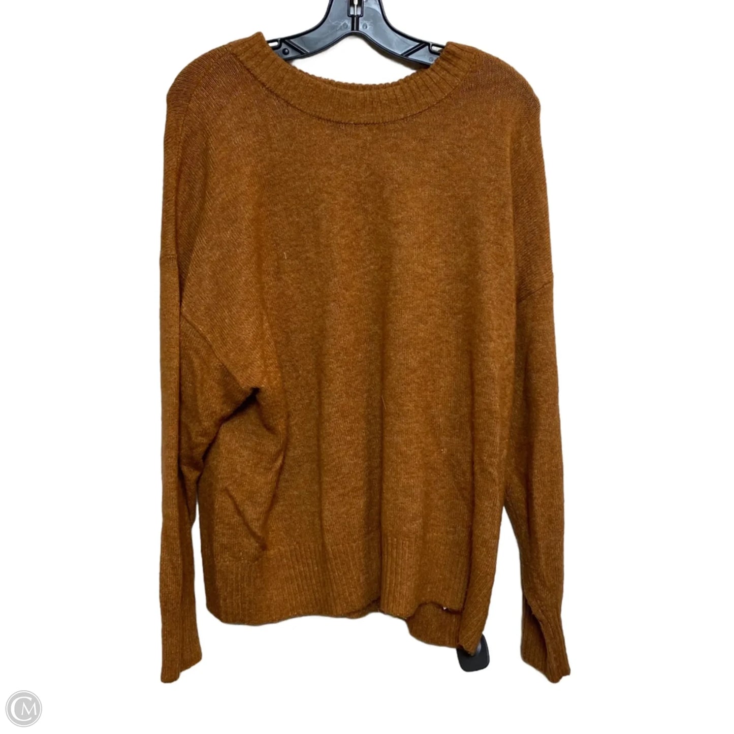 Sweater By Ava & Viv In Orange, Size: 1x