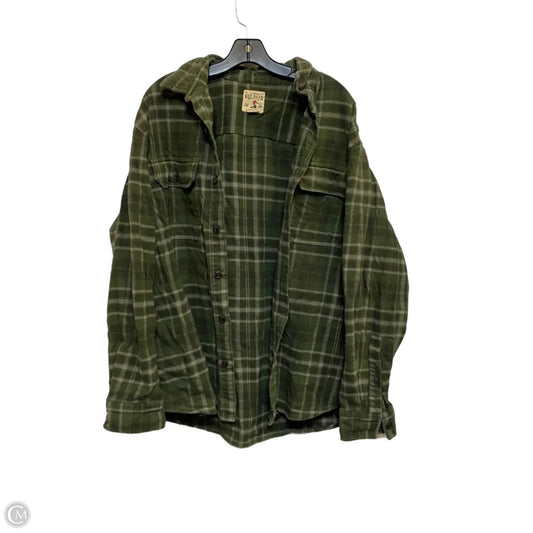 Top Long Sleeve By Red Head Brand Co In Green, Size: Xl