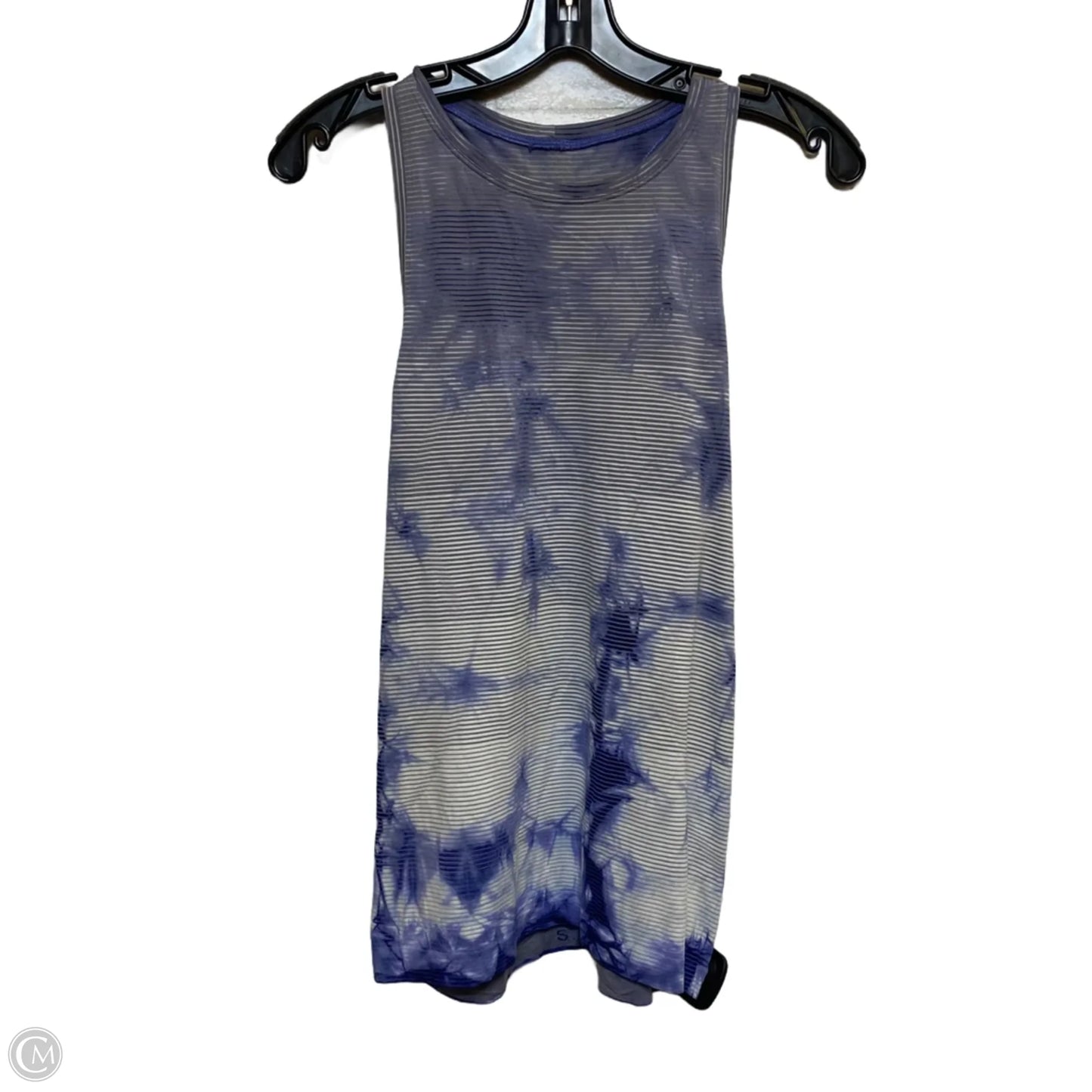 Athletic Tank Top By Lululemon In Blue & Grey, Size: M