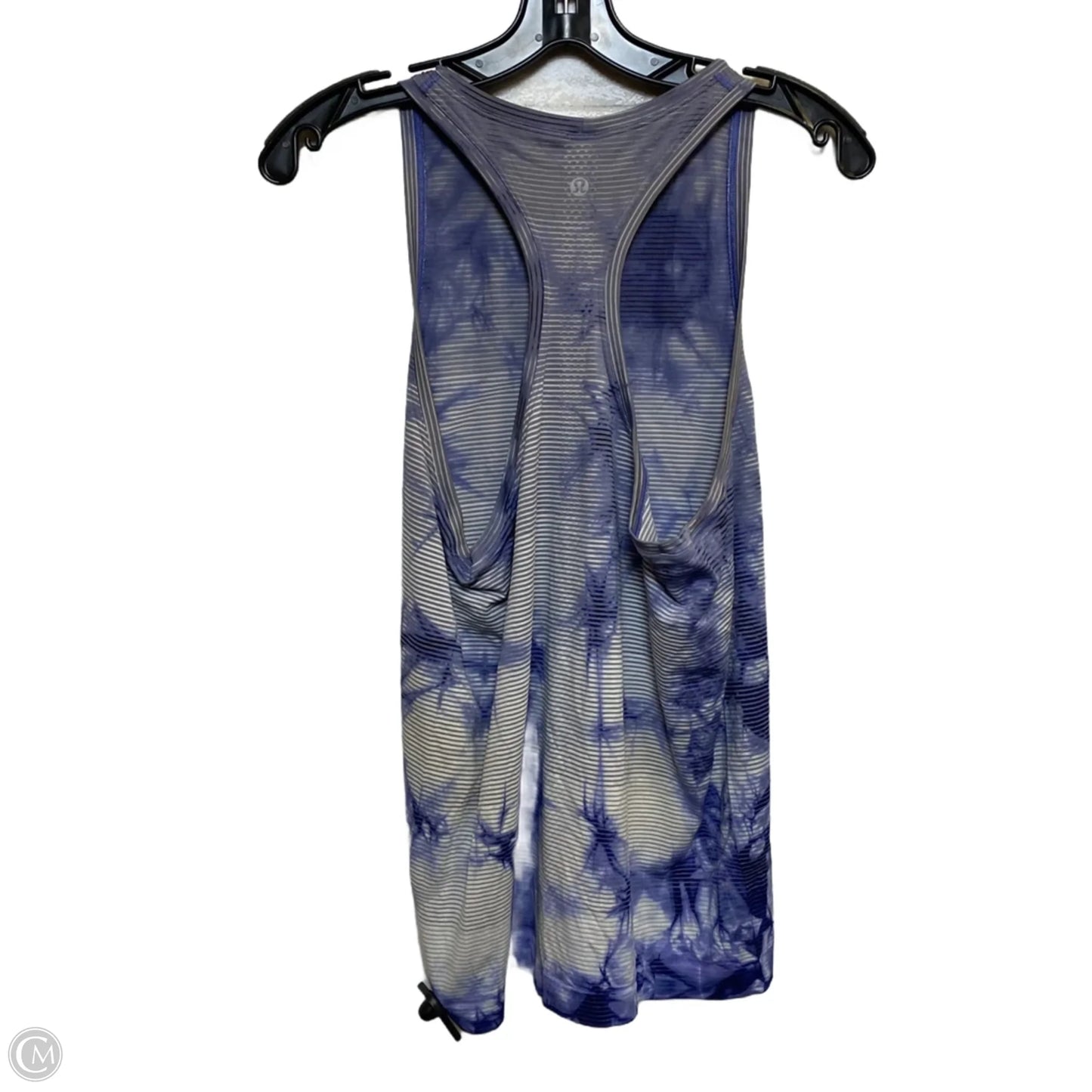 Athletic Tank Top By Lululemon In Blue & Grey, Size: M