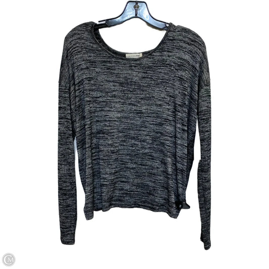 Top Long Sleeve Designer By Rag And Bone In Grey, Size: S