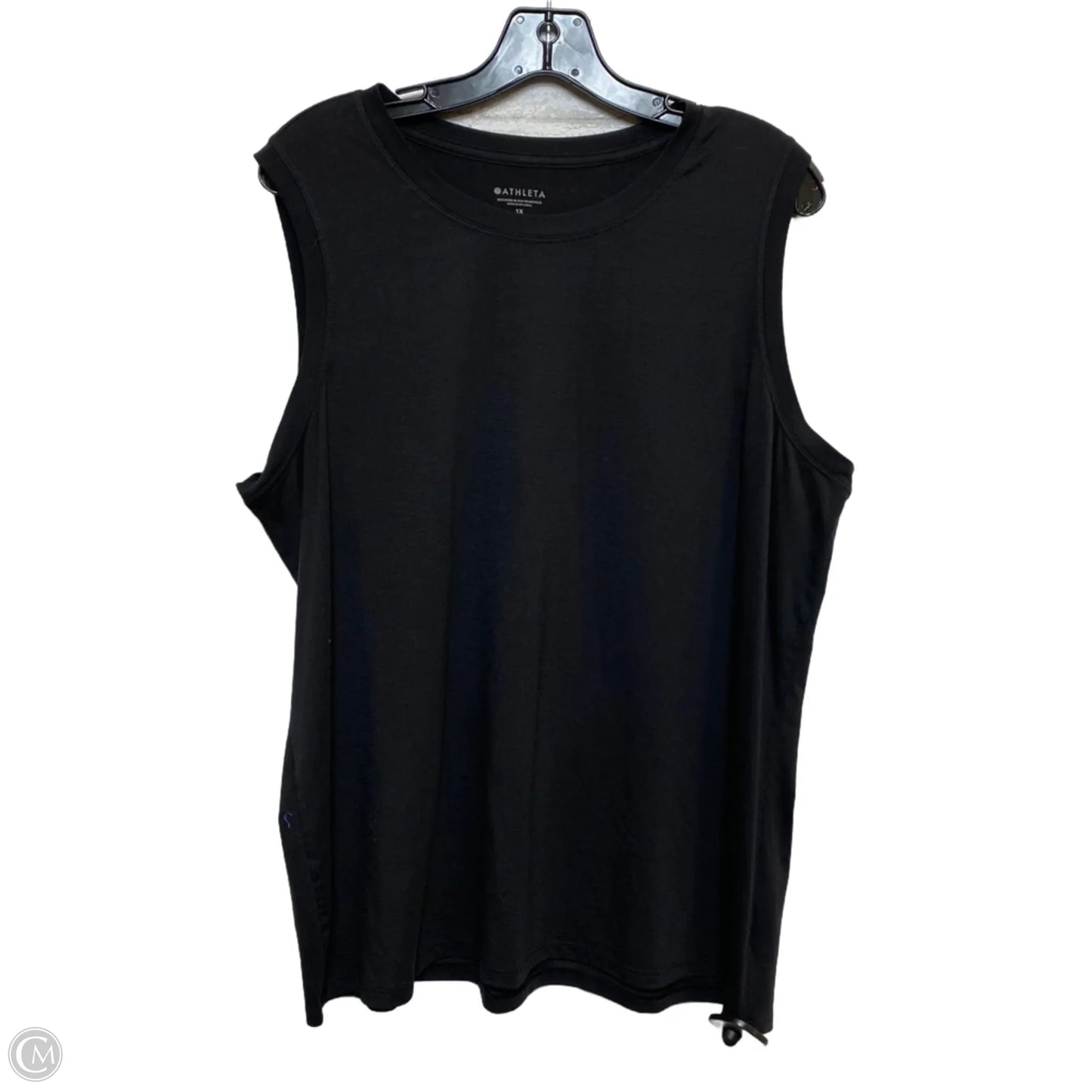 Athletic Tank Top By Athleta In Black, Size: 1x