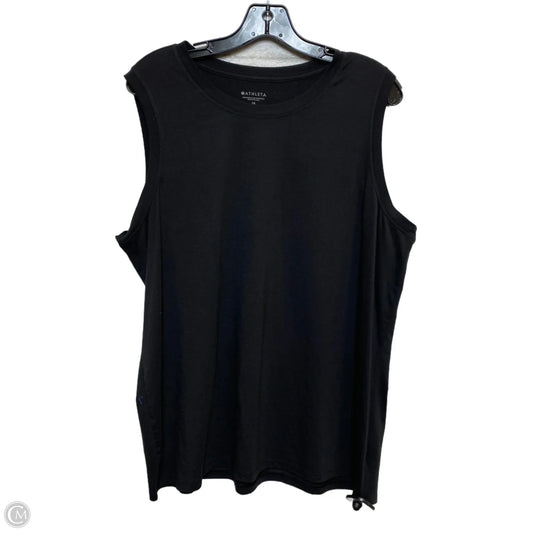Athletic Tank Top By Athleta In Black, Size: 1x