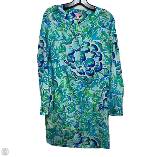 Dress Designer By Lilly Pulitzer In Blue & Green, Size: S