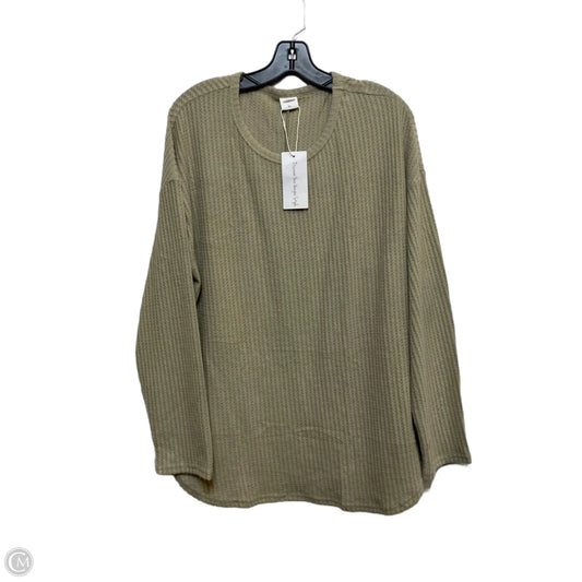 Top Long Sleeve By Xieerdua In Tan, Size: Xl