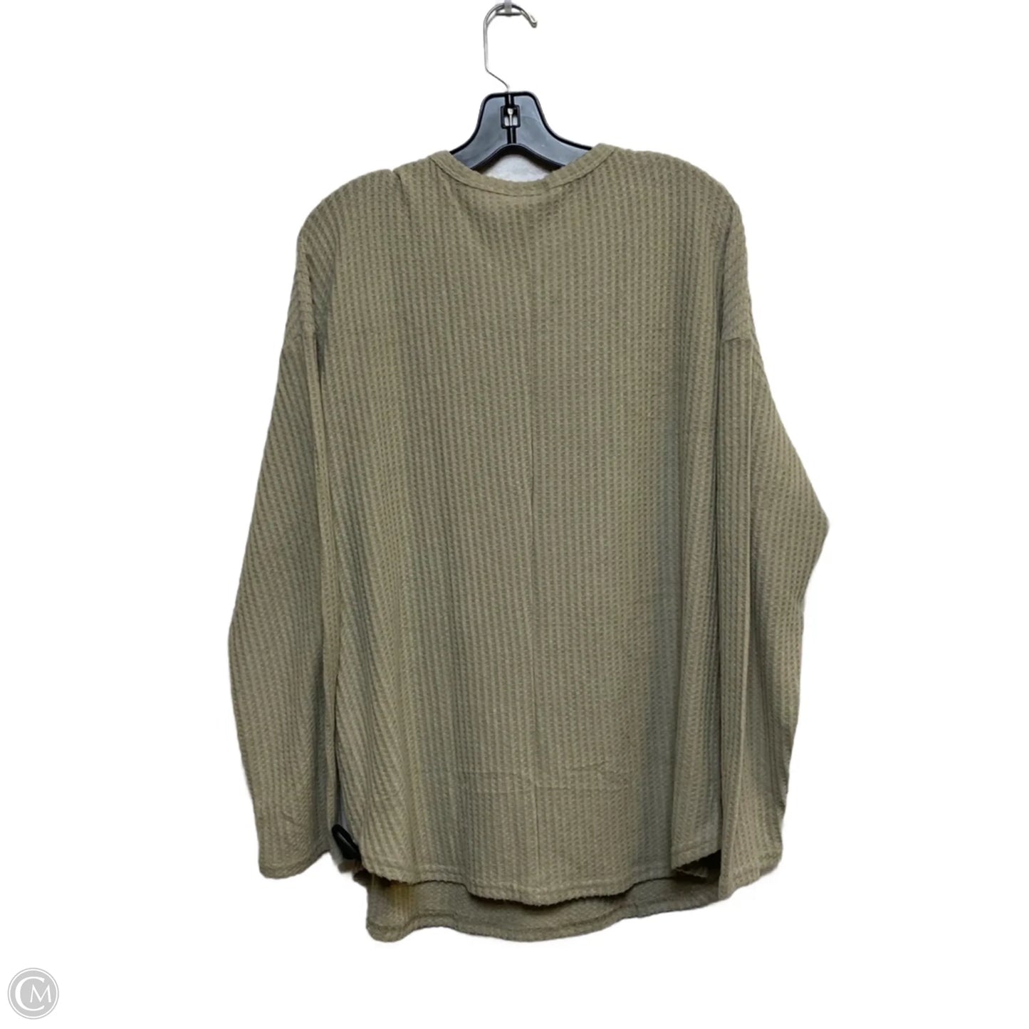 Top Long Sleeve By Xieerdua In Tan, Size: Xl