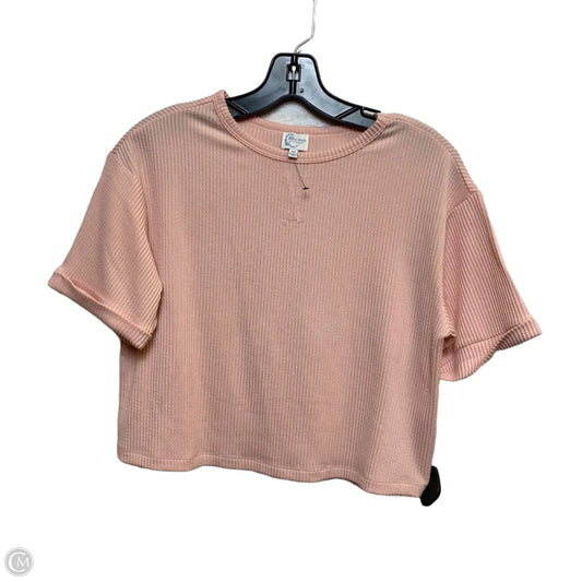 Top Short Sleeve By Blue Rain In Pink, Size: Xs