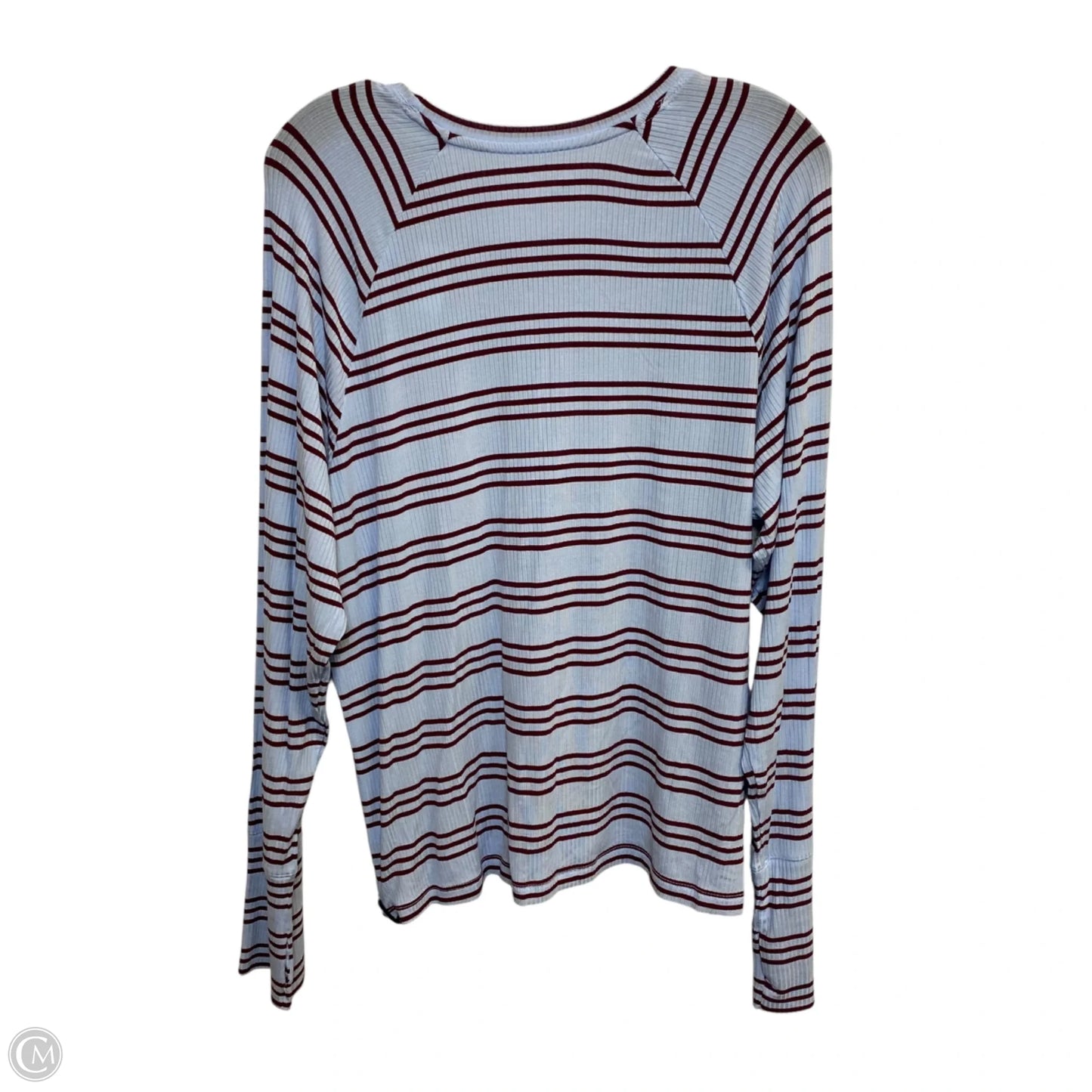Top Long Sleeve By Offline By Aerie In Blue & Red, Size: Xxl