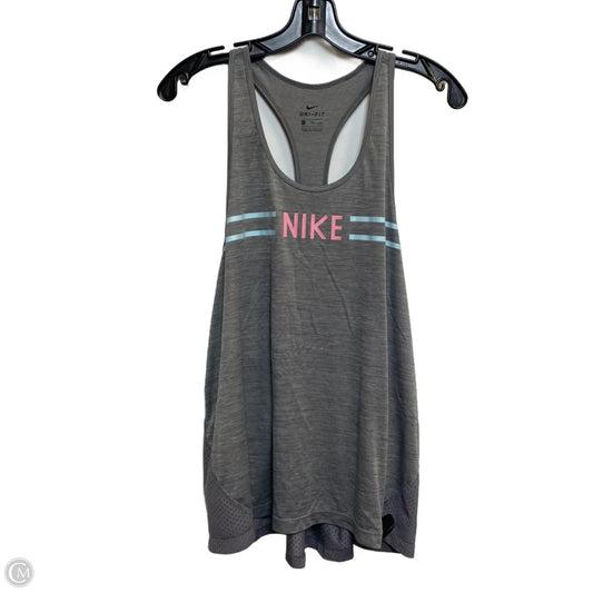 Athletic Tank Top By Nike In Grey, Size: Xxl