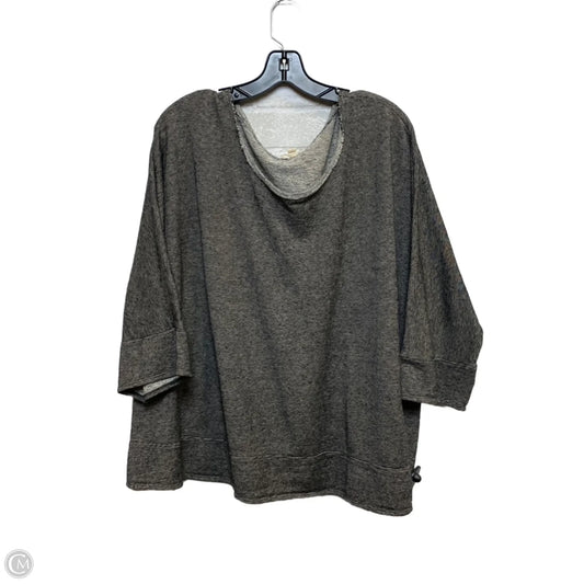 Top Long Sleeve By Eileen Fisher In Grey, Size: L