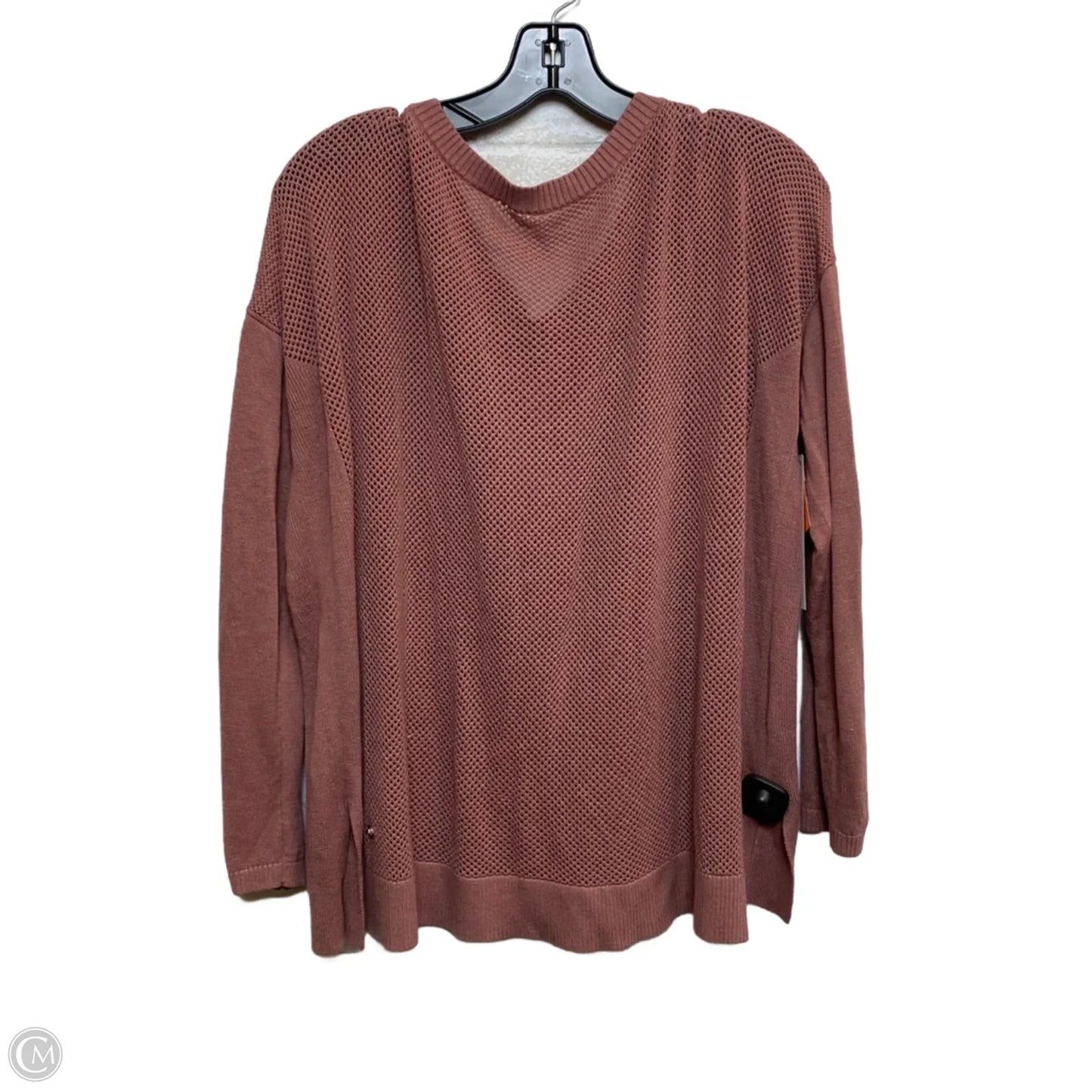 Athletic Top Long Sleeve Crewneck Designer By Lululemon In Pink, Size: S