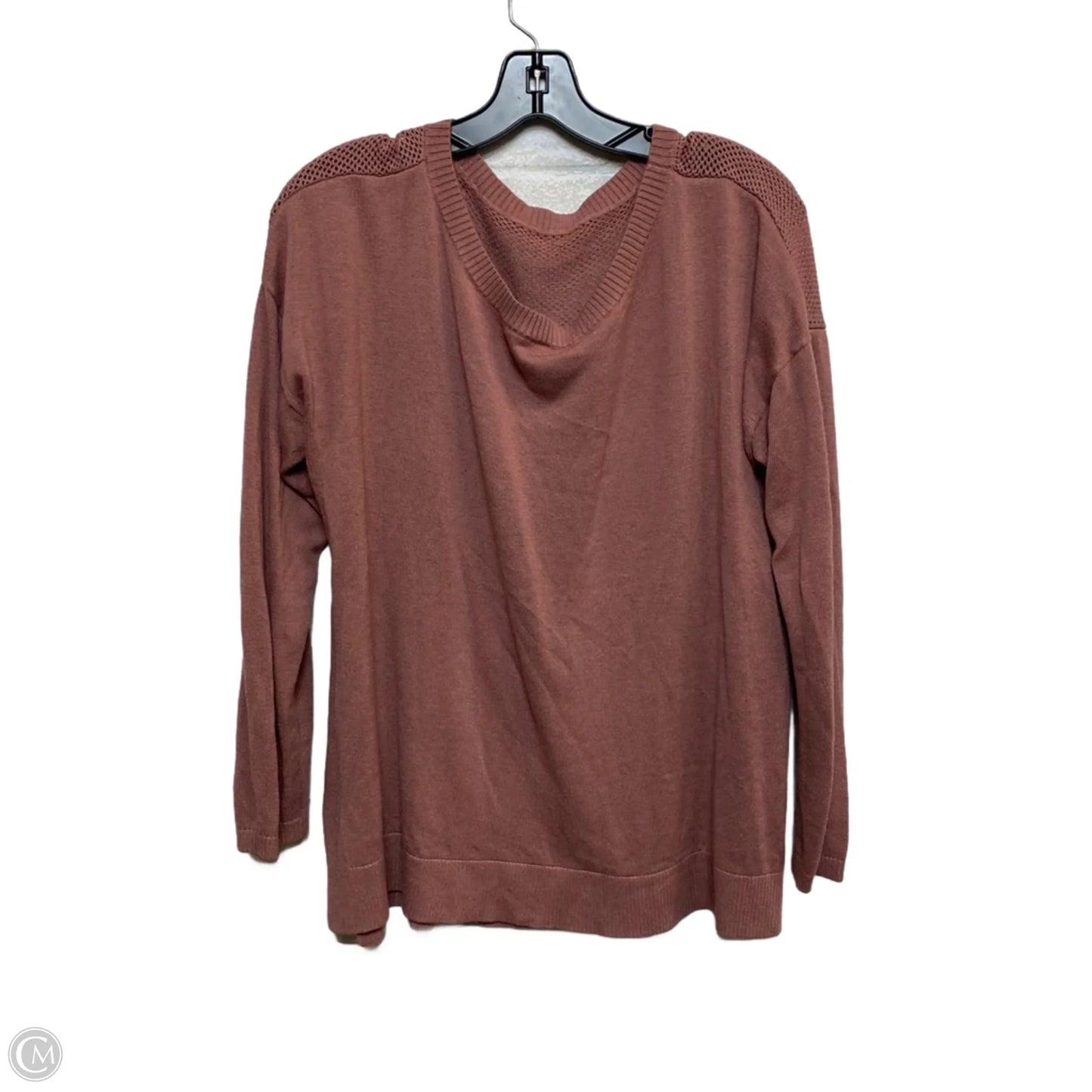 Athletic Top Long Sleeve Crewneck Designer By Lululemon In Pink, Size: S