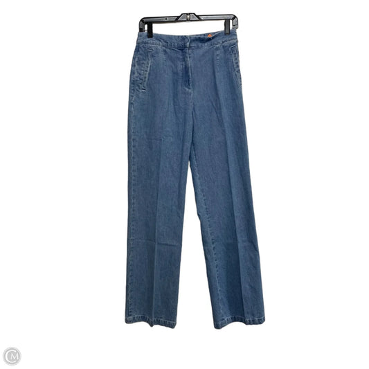 Jeans Straight By Sezane In Blue Denim, Size: 6