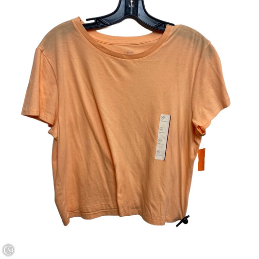 Top Short Sleeve Basic By Universal Thread In Orange, Size: Xl