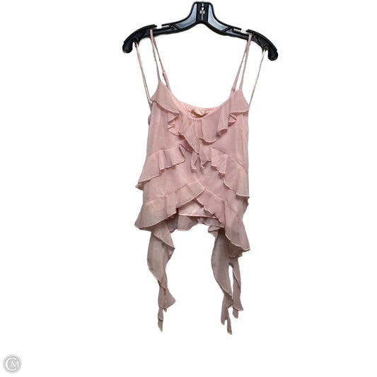 Top Sleeveless By Evolutionary In Pink, Size: M
