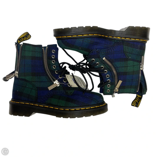 Boots Designer By Dr Martens In Blue & Green, Size: 5