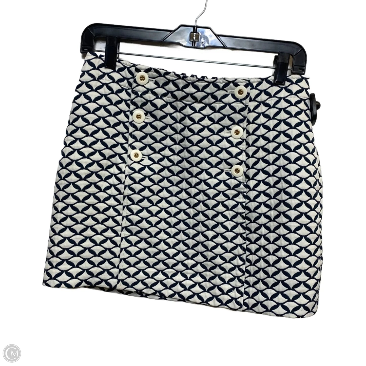 Skirt Designer By Vineyard Vines In Blue & White, Size: S