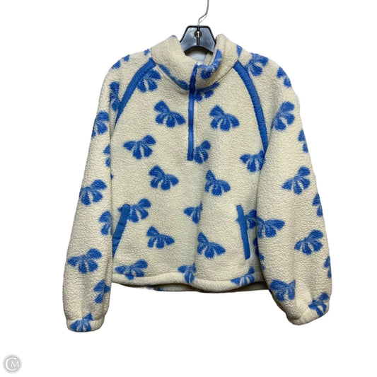 Jacket Fleece By As Revival In Blue & White, Size: Xs