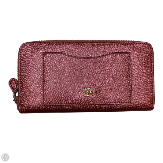 Wallet Designer By Coach, Size: Large
