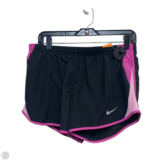 Athletic Shorts By Nike In Black & Pink, Size: M