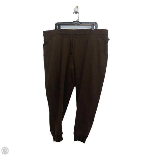 Athletic Pants By Tek Gear In Brown, Size: 2x