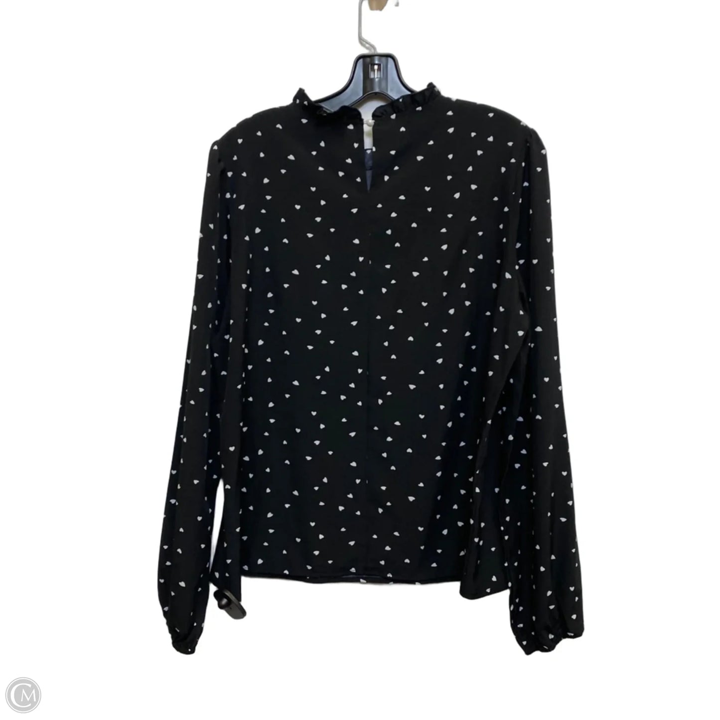 Top Long Sleeve By Shein In Black, Size: M