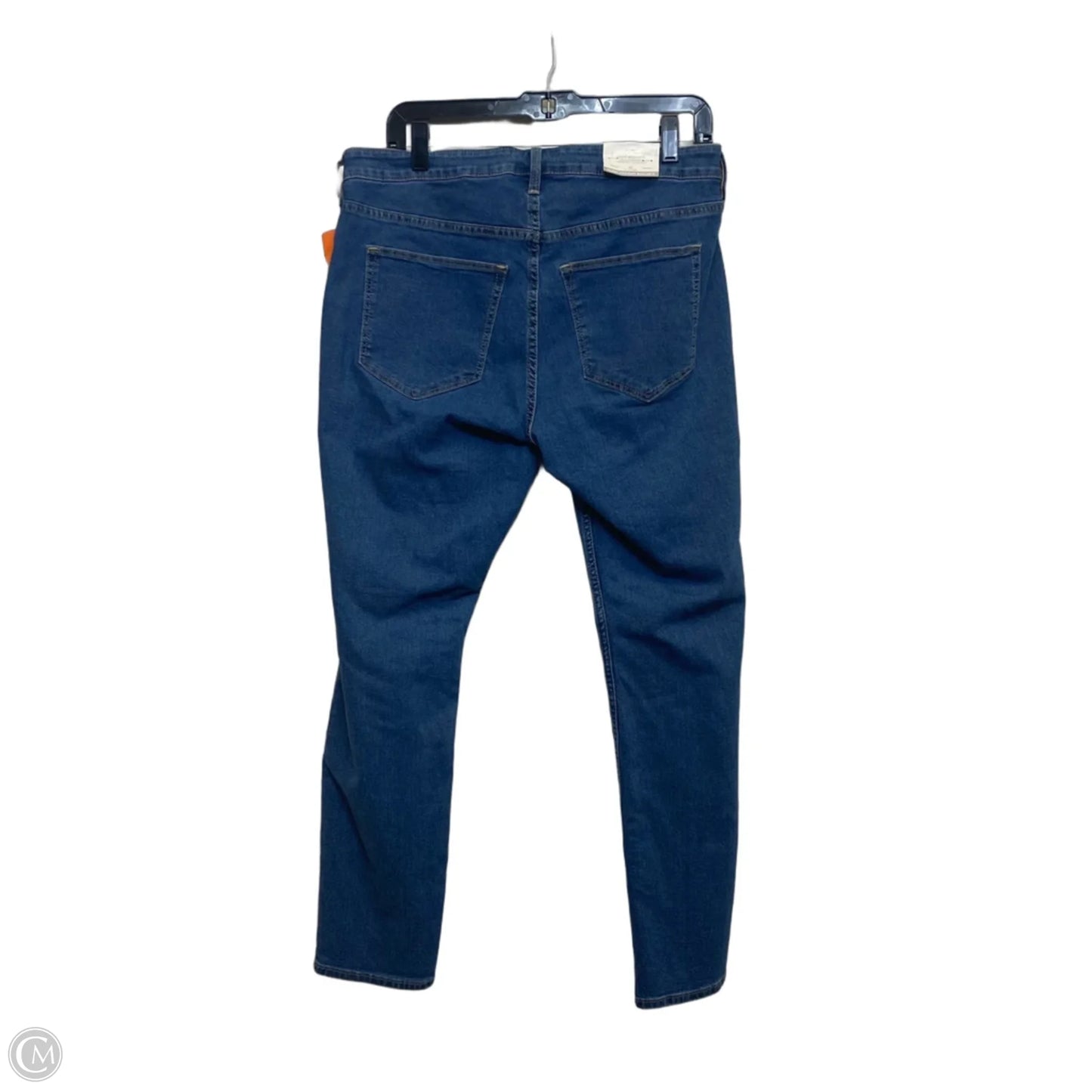 Jeans Skinny By H&m In Blue Denim, Size: 16