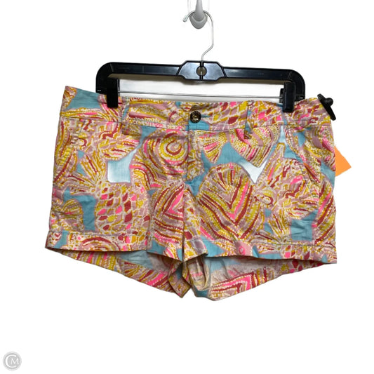 Shorts Designer By Lilly Pulitzer In Blue & Pink, Size: 8