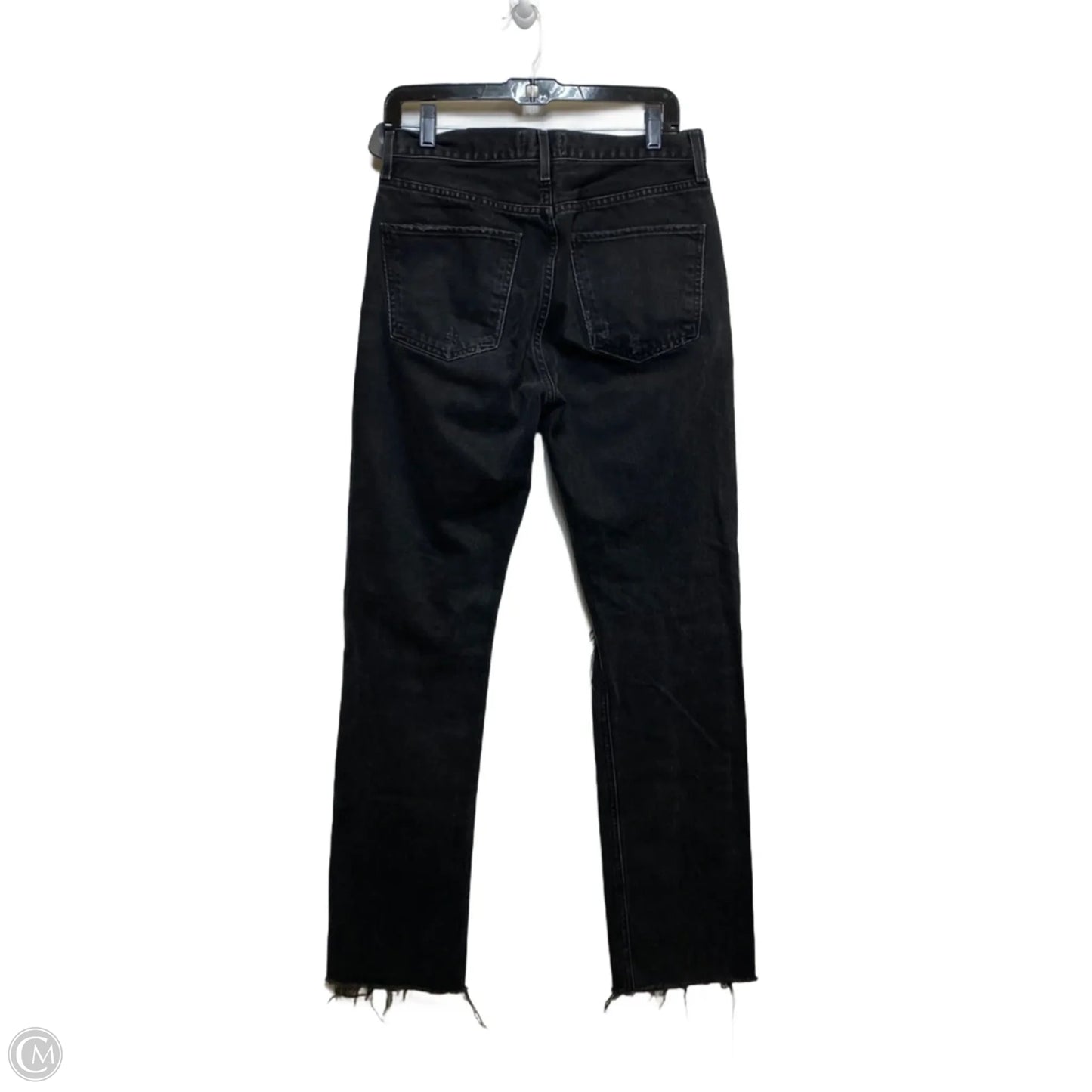 Jeans Designer By Agolde In Black Denim, Size: 4