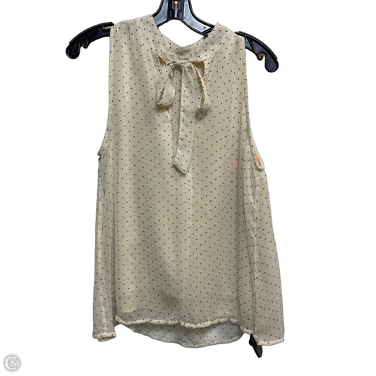 Top Sleeveless By Old Navy In Cream, Size: M