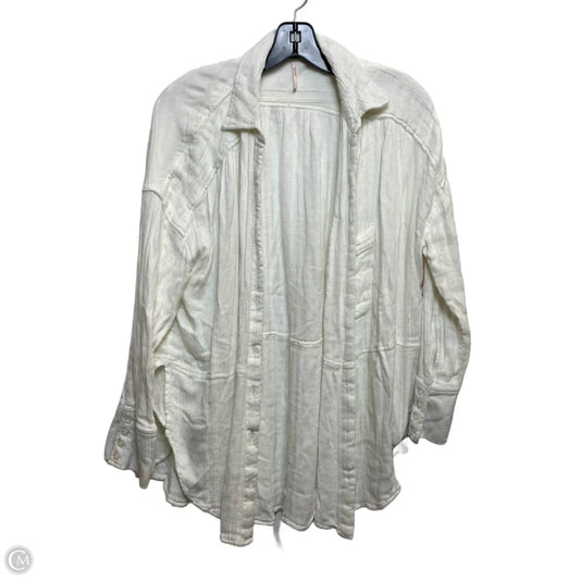 Top Long Sleeve By Free People In White, Size: Xs