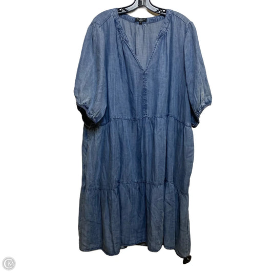 Dress Casual Short By Velvet Heart In Blue, Size: 3x